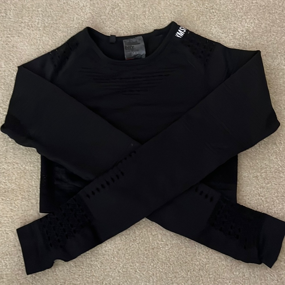Gymshark workout long sleeve crop top